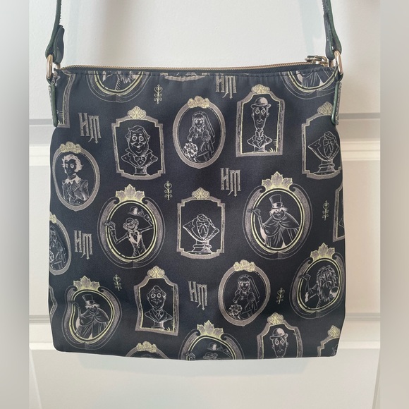 Disney Dooney & Bourke Haunted Mansion Portrait Crossbody Purse - Picture 2 of 15
